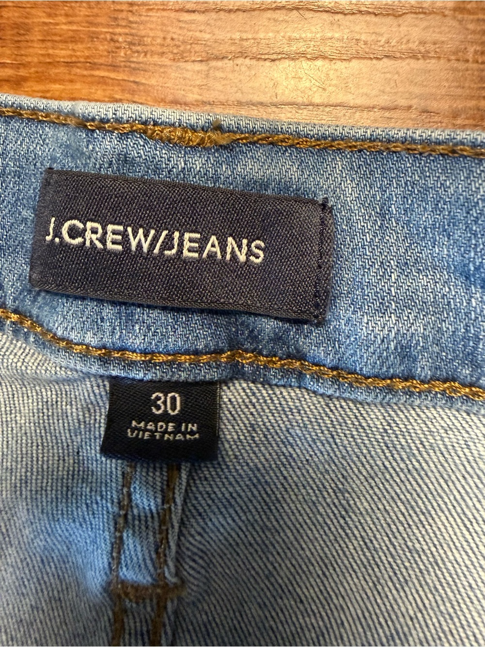J.Crew 9” High-Rise Toothpick Skinny Jeans Women’s Size 30 Light Wash Stretch De - Picture 6 of 12